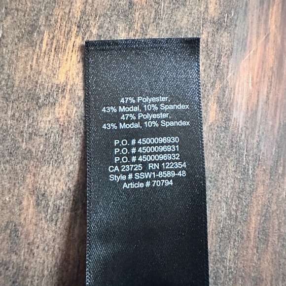 Babaton Dress Sz M Long Sleeve Scoop Neck Mini Dress Little Black Dress Classic - Picture 8 of 9